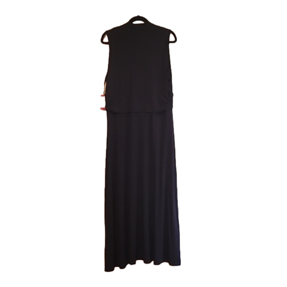 NWT ๐คBlack Sleeveless Vince Camuto Knit Maxi Dress 1X - Picture 7 of 8